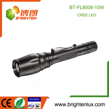 OEM Aluminum Alloy Rechargeable 18650 cell Multi-function 700lm Long Range Distance Powerful 10W led strong light flashlight